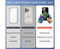 InkCute Etui z ekranem e-ink i Magsafe do iPhone 16 Pro Max czarny - 1347644 - zdjęcie 13